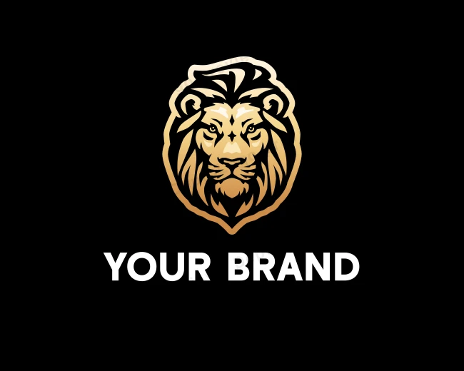 Lion Finance Royalty logo template for Your Brand