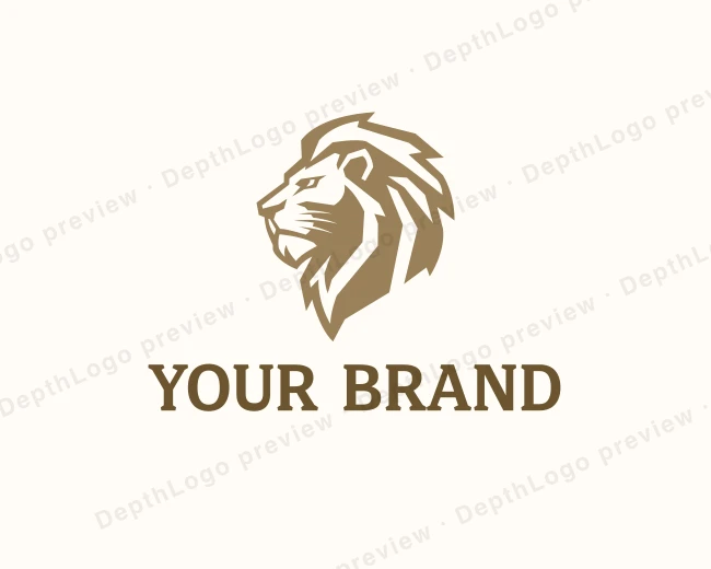 Lion Finance Royalty logo template for Your Brand
