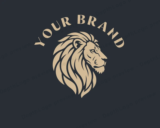 Lion Mane Zoo logo template for Your Brand