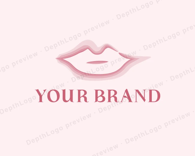 Lip Filler Surgery logo template for Your Brand