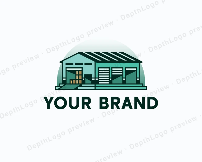 Logistics Storage Warehouse logo template for Your Brand
