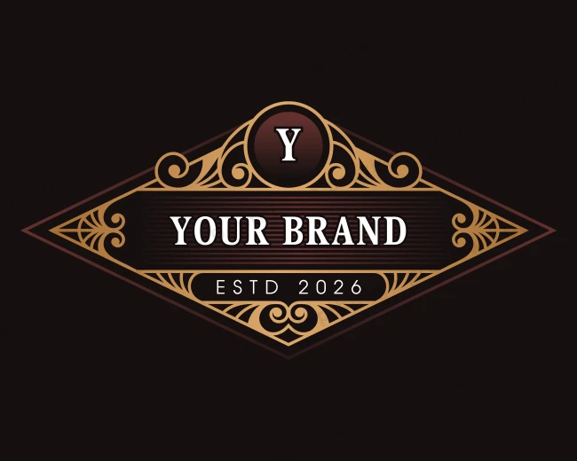 Luxury Art Deco Elite logo template for Your Brand