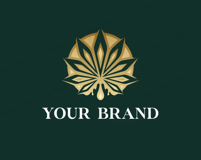 Luxury Cannabis Dispensary logo template for Your Brand