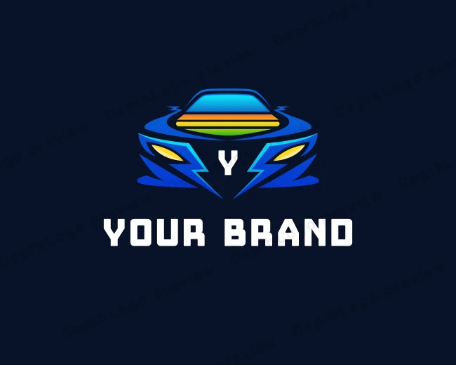Luxury Electric Vehicle logo template for Your Brand