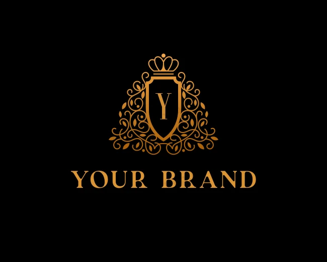 Luxury Hotel Shield logo template for Your Brand