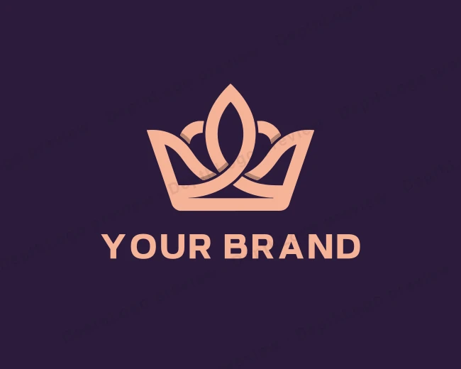 Luxury Kingdom Crown logo template for Your Brand