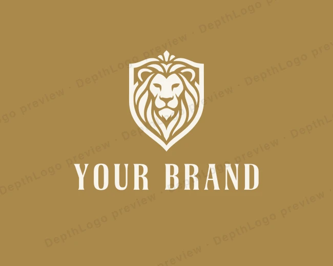 Luxury Lion Royalty logo template for Your Brand