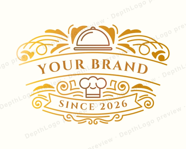 Luxury Restaurant Dining Eatery logo template for Your Brand