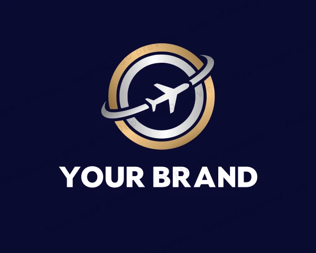 Luxury Travel Airline logo template for Your Brand