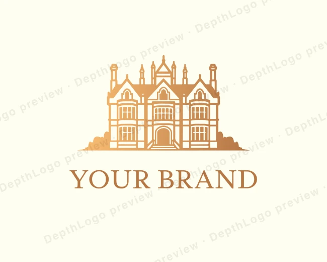 Manor House Property logo template for Your Brand