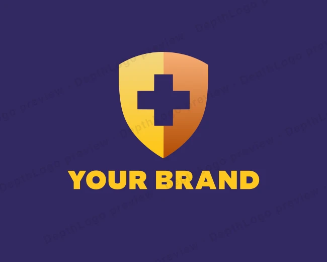 Medical Cross Hospital Clinic logo template for Your Brand