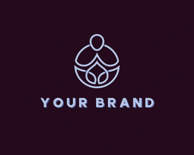Meditation Yoga Spa logo template for Your Brand