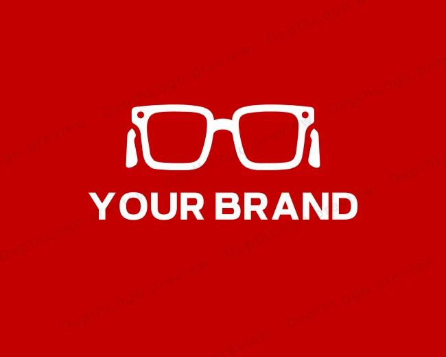 Mens Optical Glasses Frames logo template for Your Brand