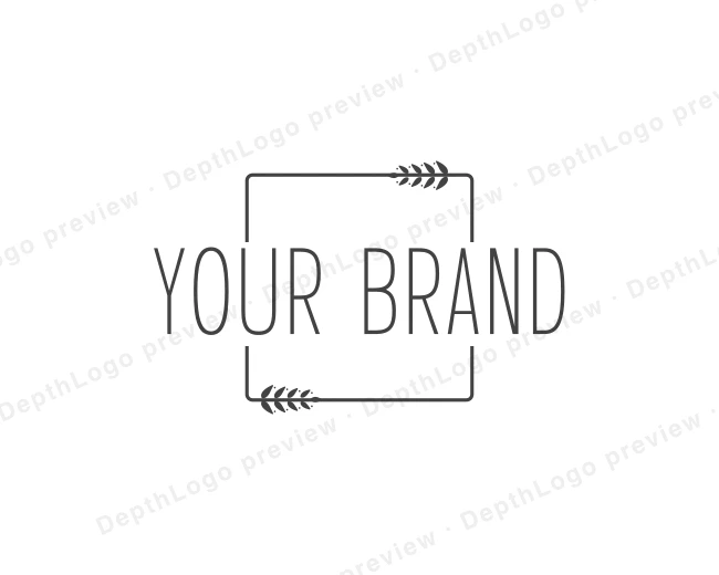 Minimalist Elegant Brand logo template for Your Brand
