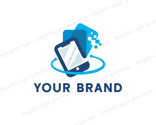 Mobile Phone Technology logo template for Your Brand