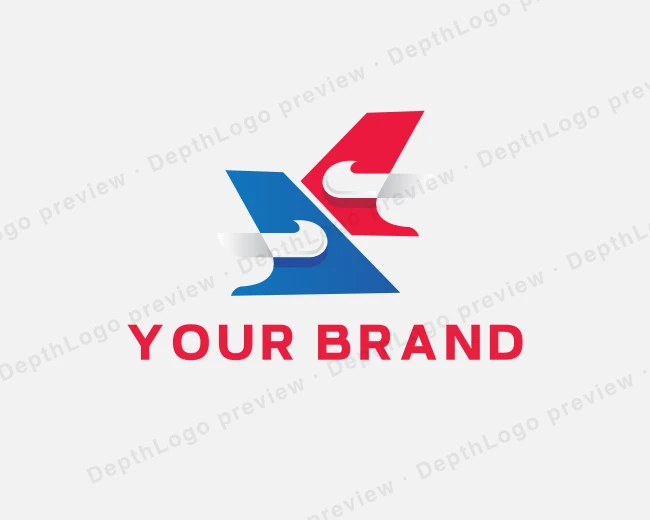 Modern Airline Transportation logo template for Your Brand