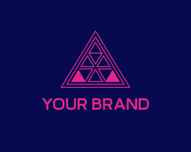 Modern Geometric Triangle logo template for Your Brand