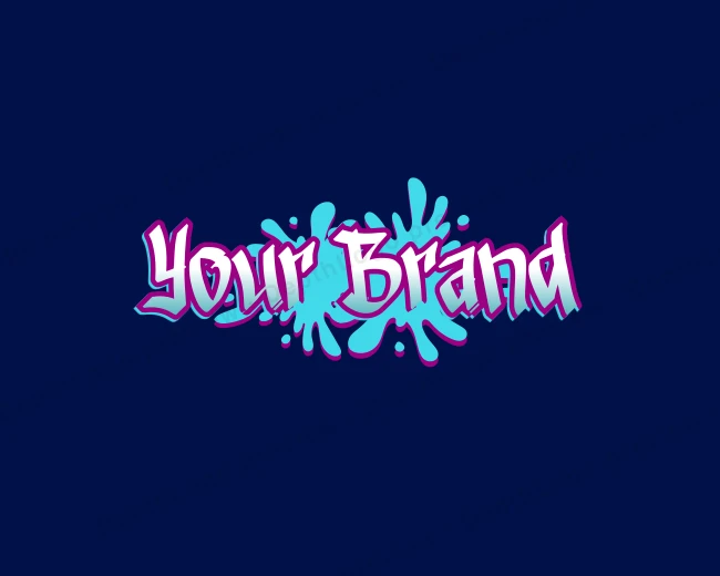 Modern Graffiti Mural logo template for Your Brand