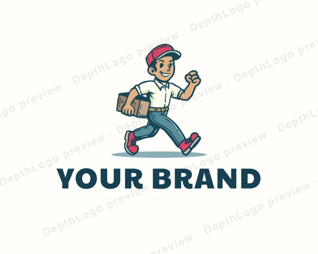 Moving Delivery Courier logo template for Your Brand