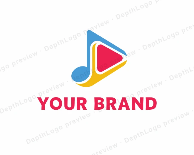 Music Audio Sound logo template for Your Brand