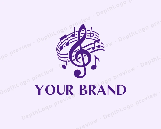 Music School Composer logo template for Your Brand