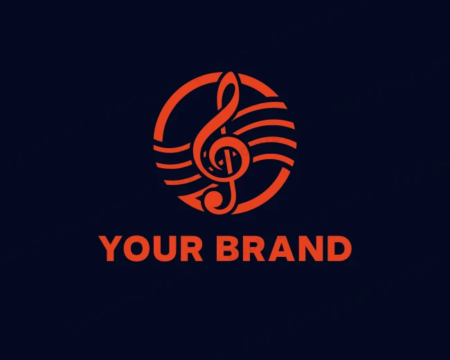 Music School Studio logo template for Your Brand