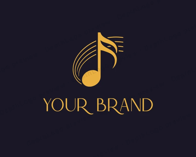 Music Sound Clef logo template for Your Brand