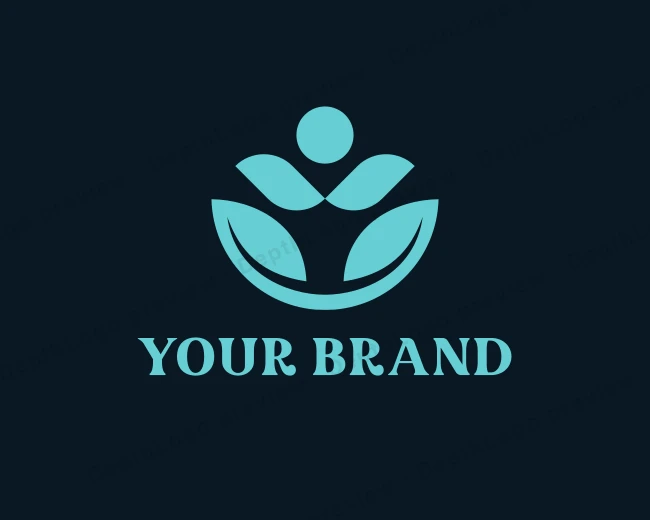 Nature Floral Spa logo template for Your Brand