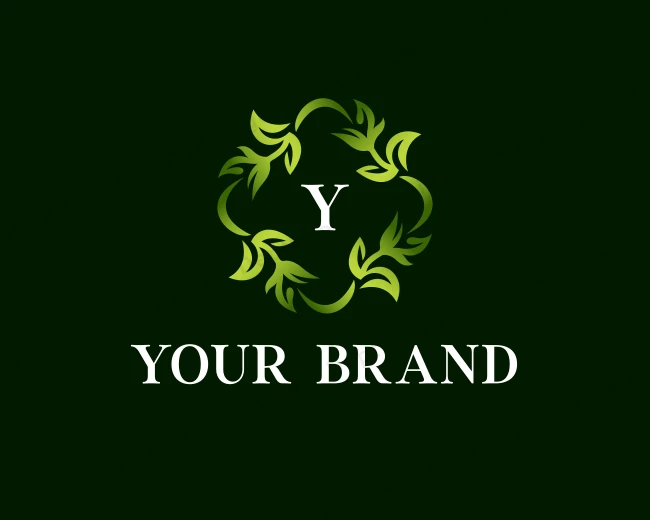 Nature Leaf Botanical logo template for Your Brand