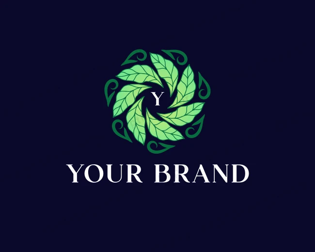 Nature Leaf Garden logo template for Your Brand
