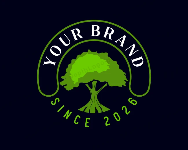 Nature Tree Landscaping logo template for Your Brand