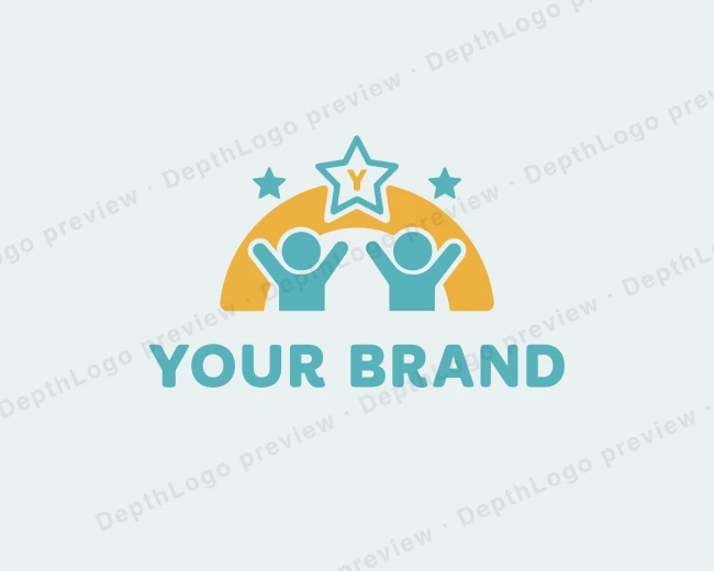Nursery Children Daycare logo template for Your Brand