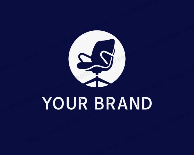 Office Chair Upholstery logo template for Your Brand
