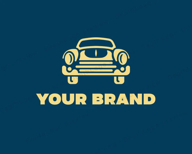 Old School Car Style logo template for Your Brand