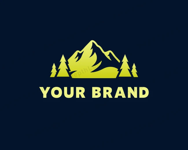Outdoor Mountain Hiking logo template for Your Brand