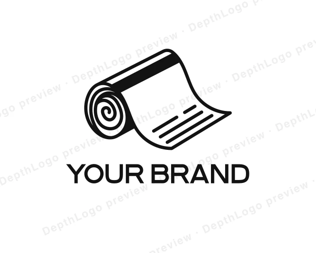Paper Sheet Document logo template for Your Brand