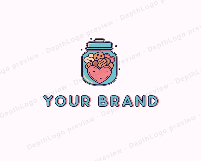 Pastry Jar Cookies logo template for Your Brand