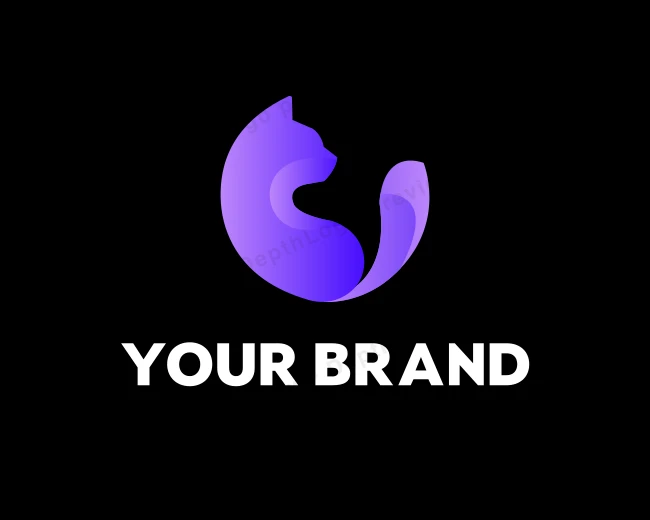 Pet Cat Feline logo template for Your Brand