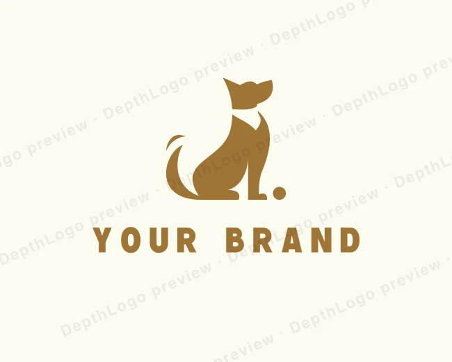 Pet Dog Puppy logo template for Your Brand