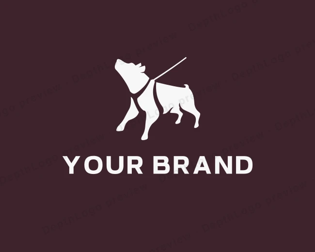 Pet Dog Walking logo template for Your Brand