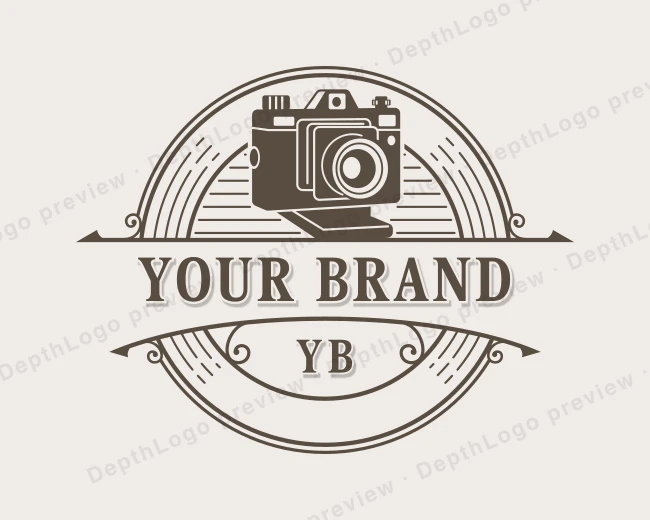 Photography Camera Studio logo template for Your Brand