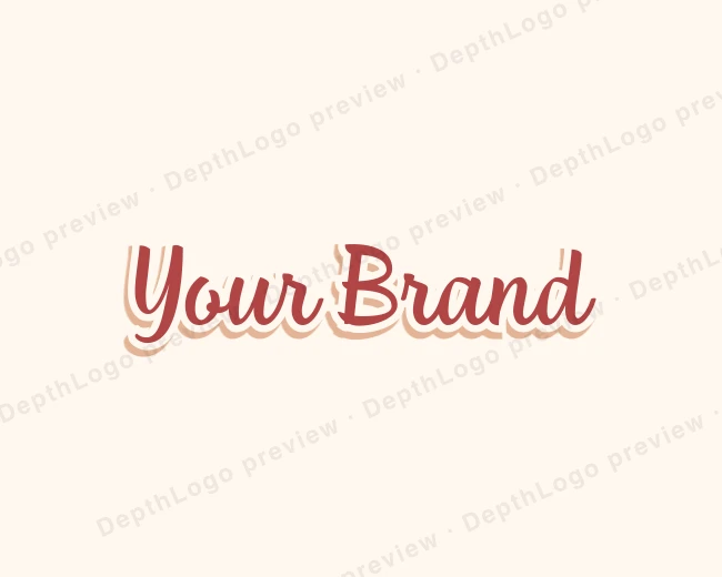 Playful Cursive Script logo template for Your Brand