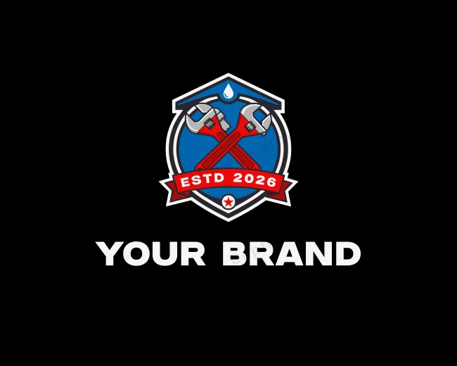 Plumbing Repair Maintenance logo template for Your Brand