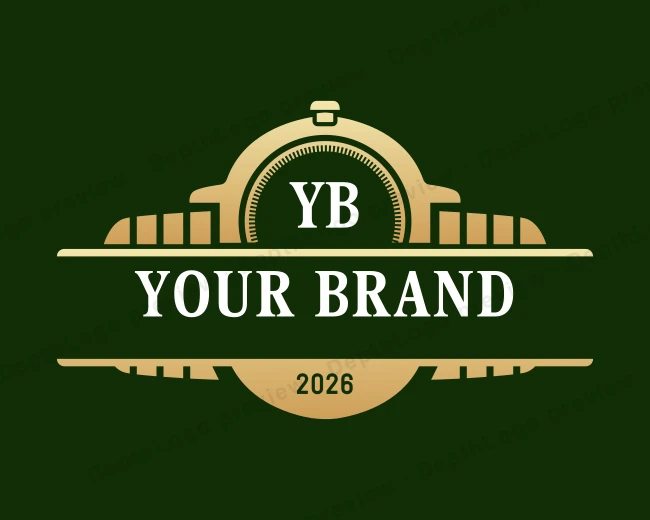 Premium Wrist  Watch logo template for Your Brand