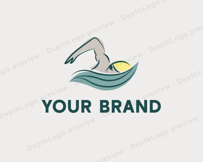 Professional Swimming Pool Trainer logo template for Your Brand