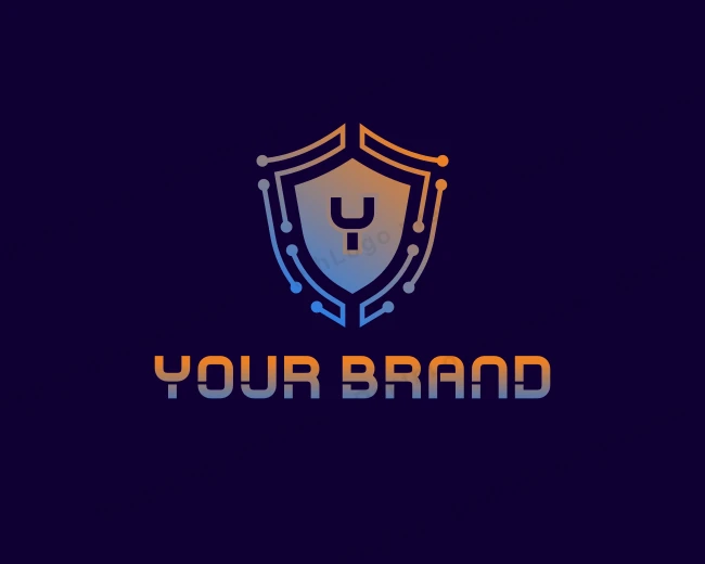 Protection Shield Technology logo template for Your Brand