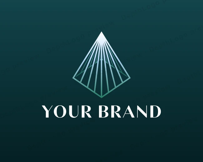 Pyramid Agency Company logo template for Your Brand