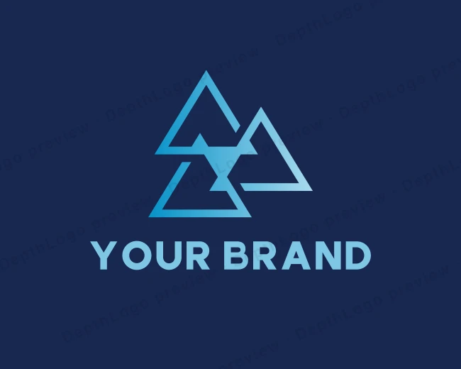 Pyramid Business Startup logo template for Your Brand