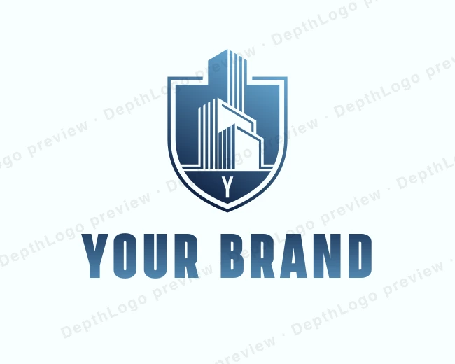 Real Estate Structure logo template for Your Brand