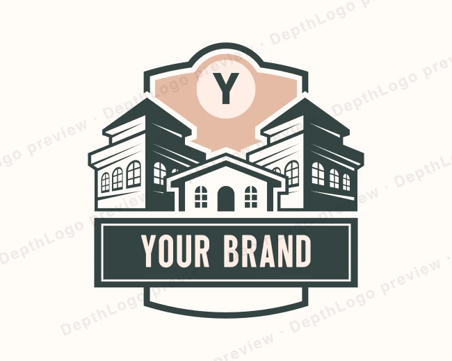 Realty Apartment Building logo template for Your Brand